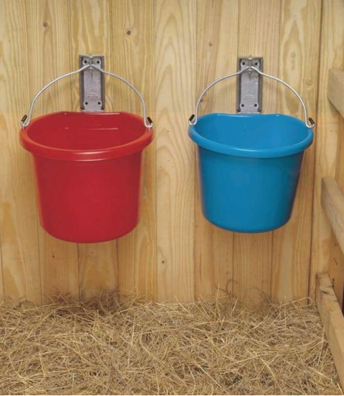 Aluminum Wall Bracket for Buckets Gass Horse Supply & Western Wear