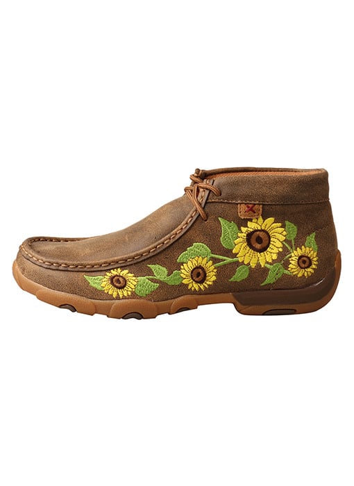 Twisted X Sunflower Driving Mocs 