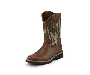 justin bottomland boots