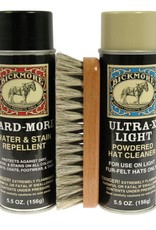 Bickmore Bickmore Light Hat Care Kit, Contains: Gard-More Water Repellent, Ultra-X Light Cleaner & Soft Light Bristled Hat Brush