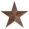 Tough-1 Home Decor Star - 24" Rust