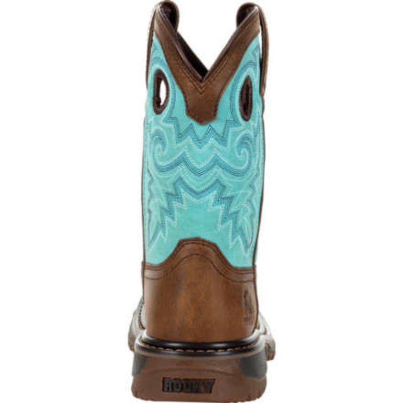 Rocky Children's Rocky Kid's Original Ride FLX Western Boot - Turquoise Brown