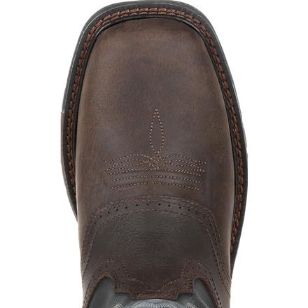 rocky flx waterproof ride western midnight boot chocolate