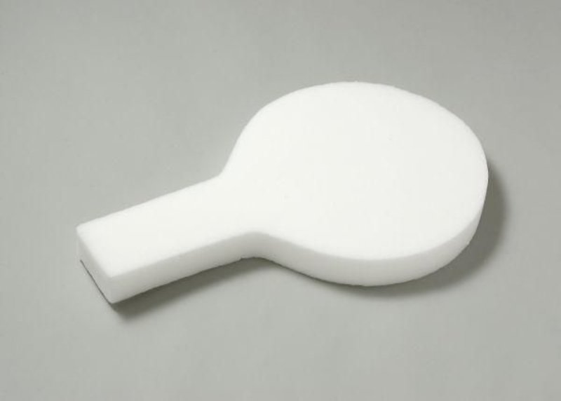 Saddle Pad - Keyhole Lollipop - White
