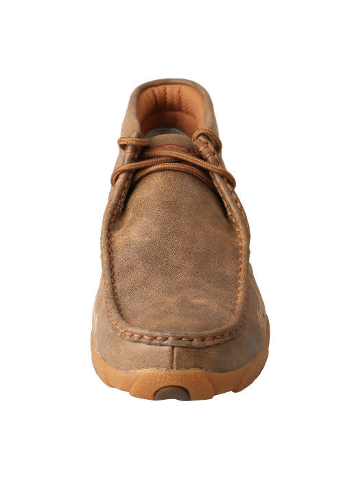 women's tooled chukka driving mocs