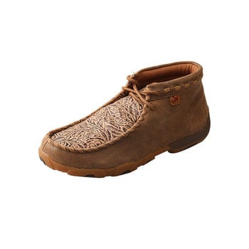 Twisted X Women’s Chukka Driving Moc - Bomber/Nude Print