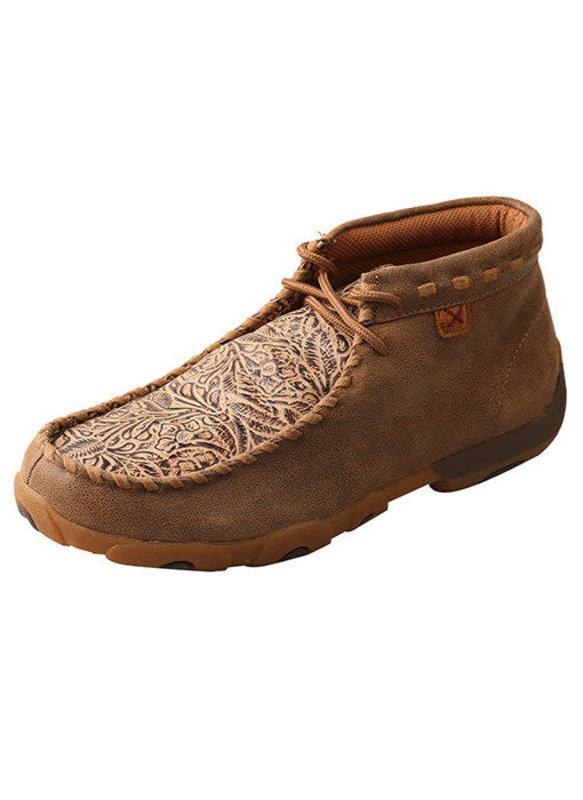 Twisted X Women’s Chukka Driving Moc - Bomber/Nude Print