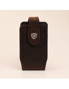 Cell Phone Case - Ariat Leather Medium Brown
