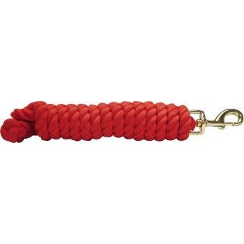 10' Braided Cotton Lead - Brass Snap