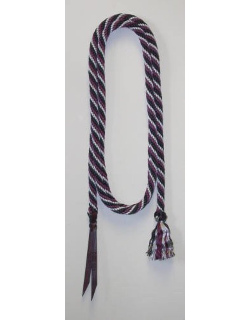 Double Diamond Lead Rope 5/8" x 10' - Purple
