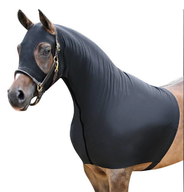 Tough-1 Fleece Lined Mane Stay Hood with Full Zipper