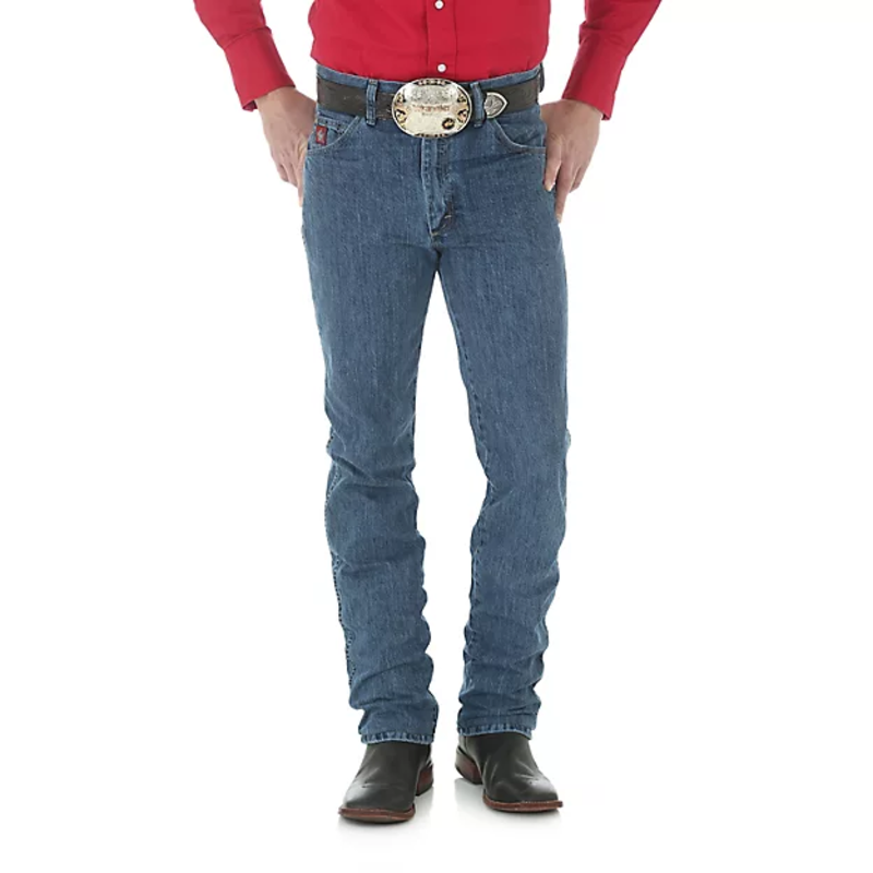 Wrangler Men's Wrangler PBR Slim Fit Traditional Boot Cut Jeans
