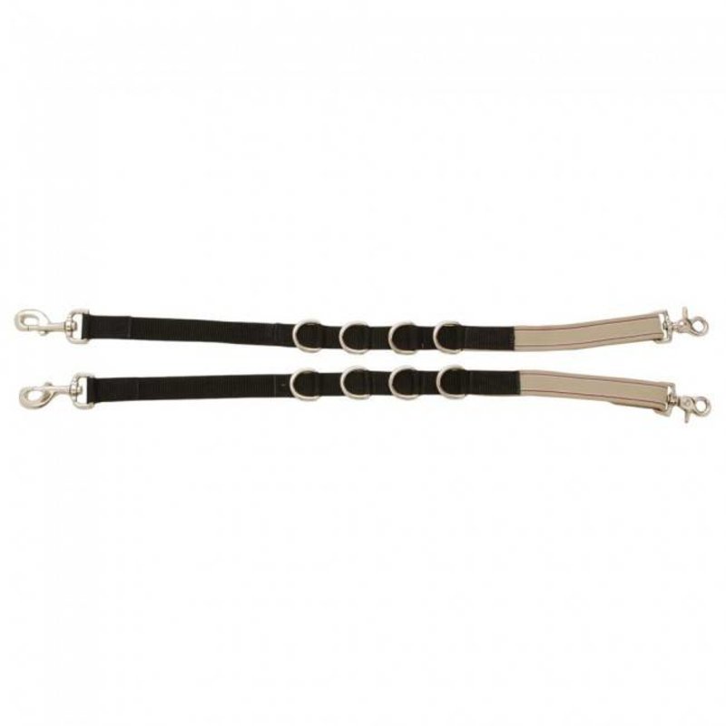 Tough-1 Miniature Nylon Side Reins - Black