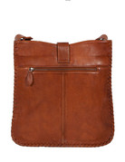 Scully Leather Handbag - Leather with Whip Stitch