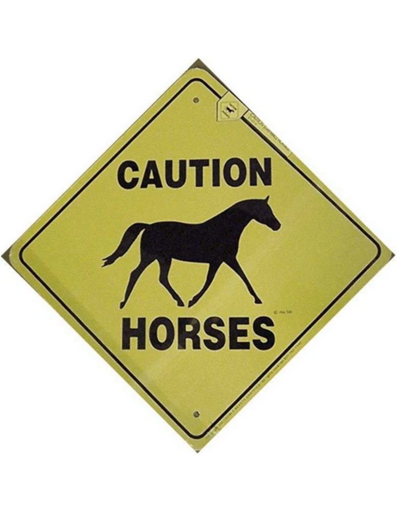 Caution Horses Xing - 12"x12"