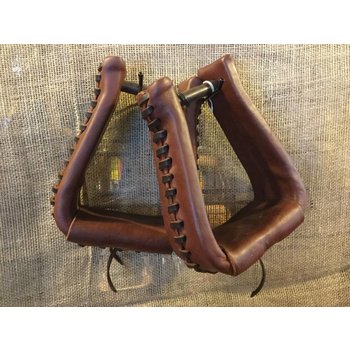 Circle L Circle L Leather Stirrups Dark Oil