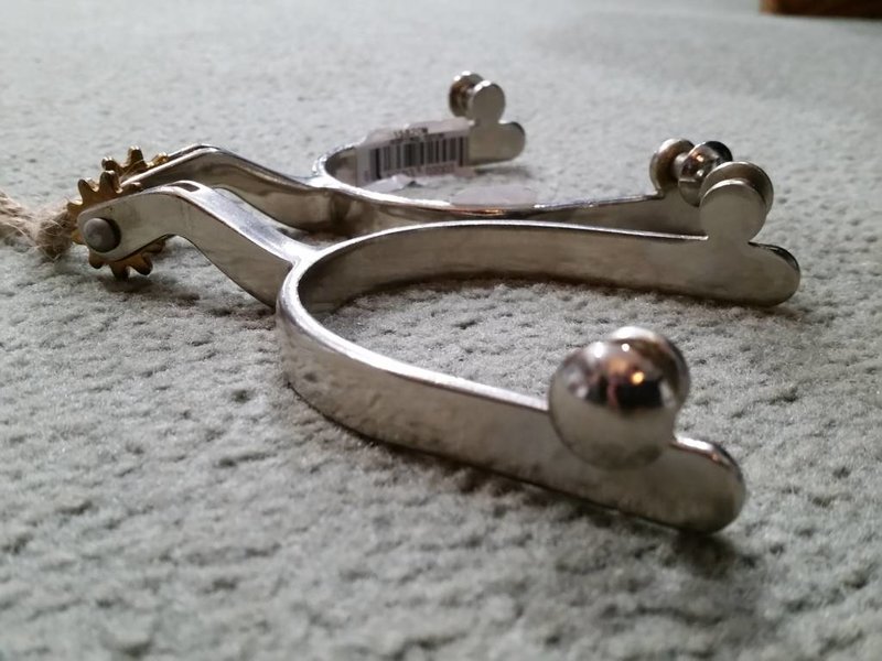 Chromed Roping  Spur - Men's