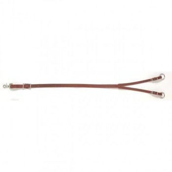 Tough-1 Long Leather Training Fork Brown Long