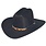 WEX WEX Faux Felt Cowboy Hat w/ Concho Hat Band - Black