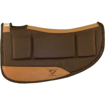 Classic Equine ESP Contour Saddle Pad 34 x 38 - 3/4 Burgundy/Navy - Gass  Horse Supply & Western Wear