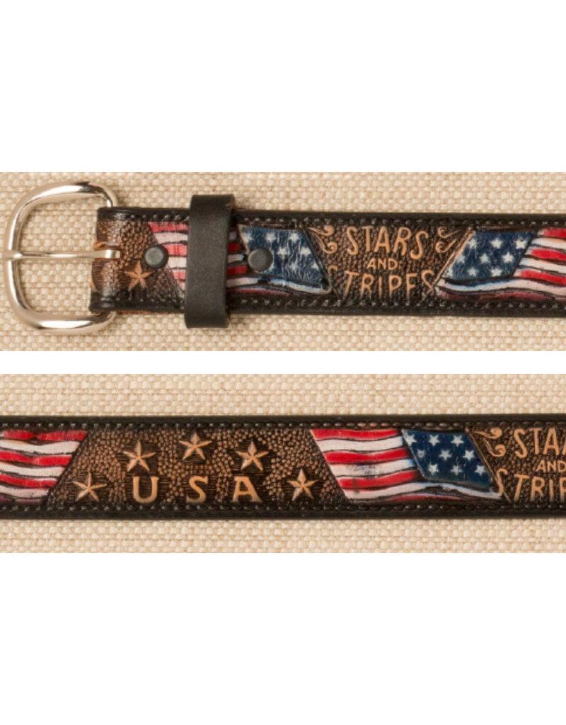 Adult - Stars & Stripes U.S.A. Leather Belt