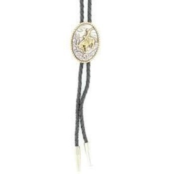 Bolo Tie - Oval Bucking Horse