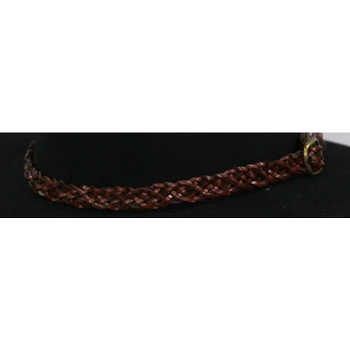 Outback Hat Band - Outback Trading Braided Brown Leather