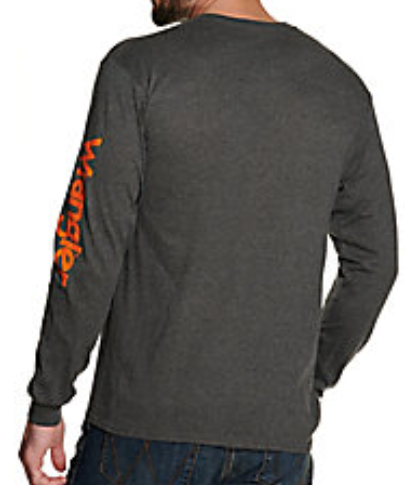wrangler logo long sleeve shirts