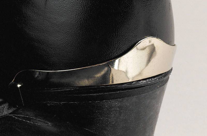 Boot Heel Guards Smooth Silver Gass Horse Supply & Western Wear