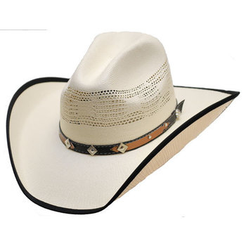 WEX WEX Straw Hat w/ Trim on Brim, Natural