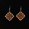 Earrings - Leather with Turquoise Accents