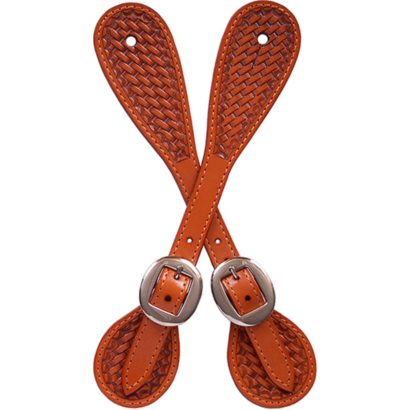 Spur Strap Basket Weave, Natural Gass Horse Supply & Western Wear
