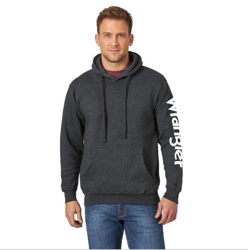 Wrangler Men's Wrangler Western Classic Fit Hoodie - Charcoal Heather