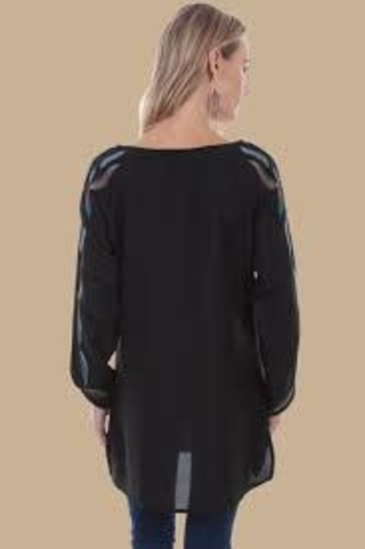Scully Leather Women's Scully Embroidered Tunic - Black, Medium (Reg $49.95 NOW 20% OFF!!!)
