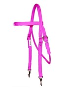 Triple E Browband Nylon Trainer Headstall with Snaps - Horse Size