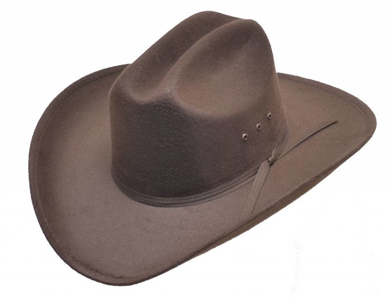 WEX WEX Faux Felt Cattlemans Hat (Band Colors May Vary)