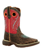 Durango Children's Durango Lil Rebel Gator Emboss Western Boot