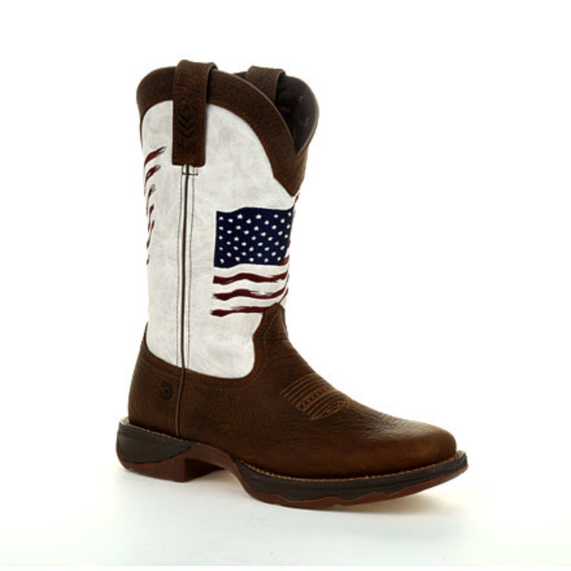 Durango Women's Durango Lady Rebel Distressed Flag Embroidery Western Boot