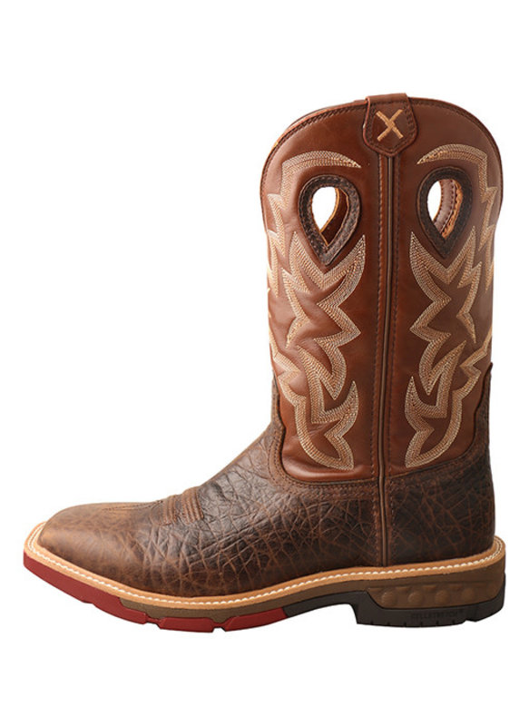Twisted X Men's Twisted X 12″ Alloy Safety Toe Western Workboot with CellStretch