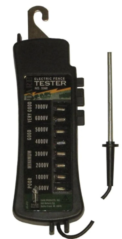 Eight Light Electric Fence Tester