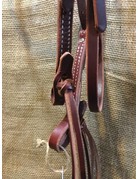 Circle L Circle L Rattlesnake Headstall, Oiled, U.S.A. Made - Horse Size