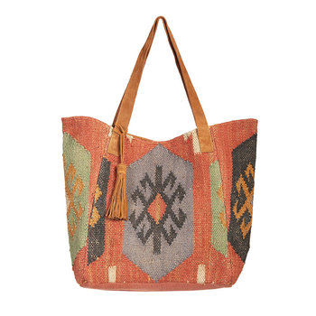 Scully Leather Handbag - Scully Aztec Woven Bag