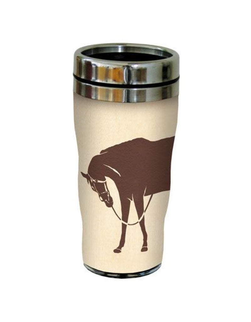 Travel Mug - Home Is Where..., with Horses - 16 oz