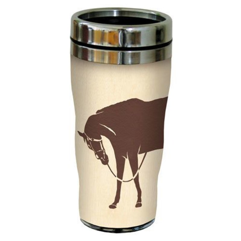 Travel Mug - Home Is Where..., with Horses - 16 oz