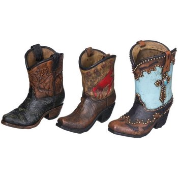 Tough-1 Western Boot Figurines