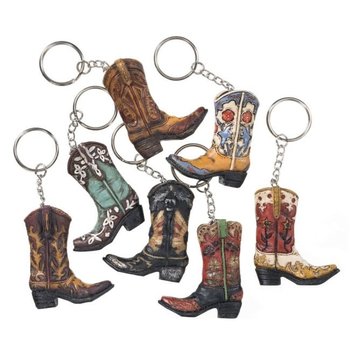 Tough-1 Key Chain - Cowboy Boots - Assorted Styles