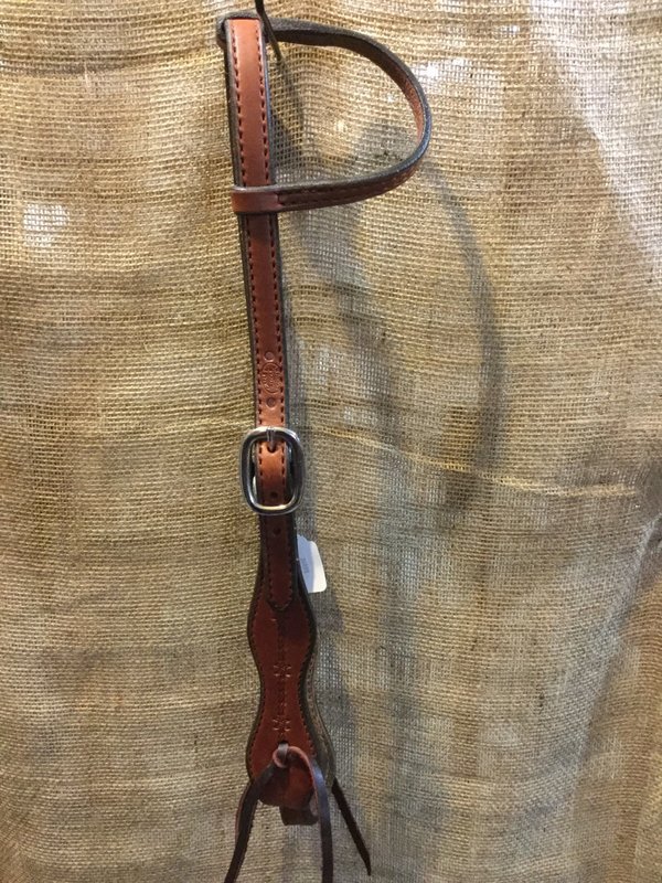 Circle L Circle L Scalloped One Ear Headstall - Horse Size