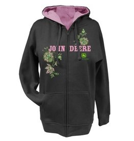John Deere Women's John Deere Zip Hoodie (Reg $37.95 now $15 OFF!)