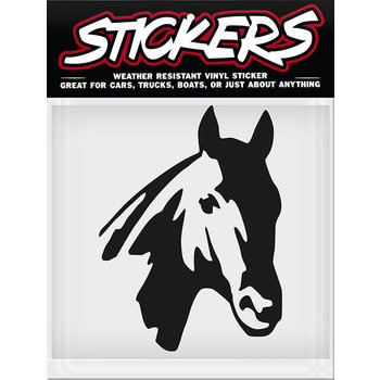 Decal - Horse Head, Black