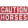 Intrepid Decal - Reflective Caution Horses